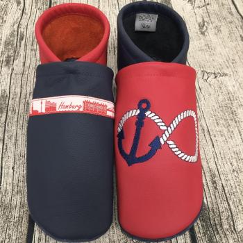 Preview: Lederpuschen große Größen Preview: Lederpuschen große Größen